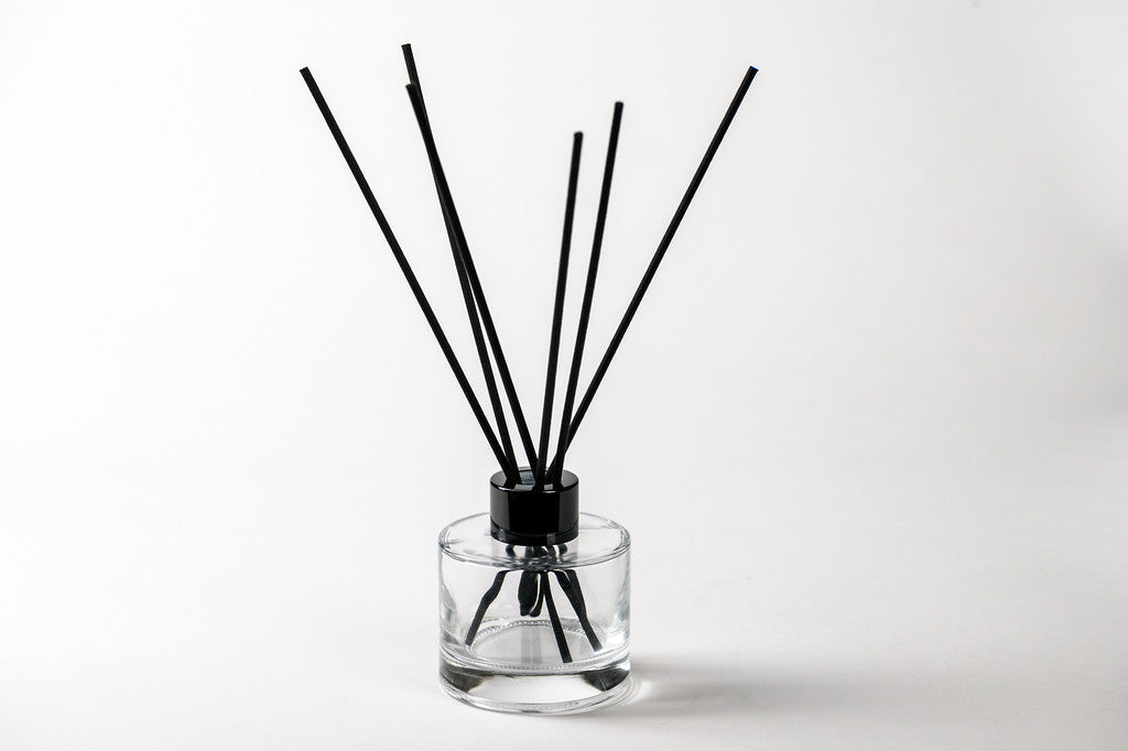 Mikado 100 ml difusor vidrio transparente recto tap. tapa n. varillas n.