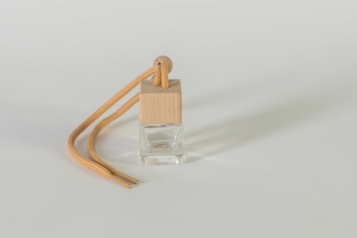 Envase 8 ml difusor auto cuadrado tapa cuadrada tapón