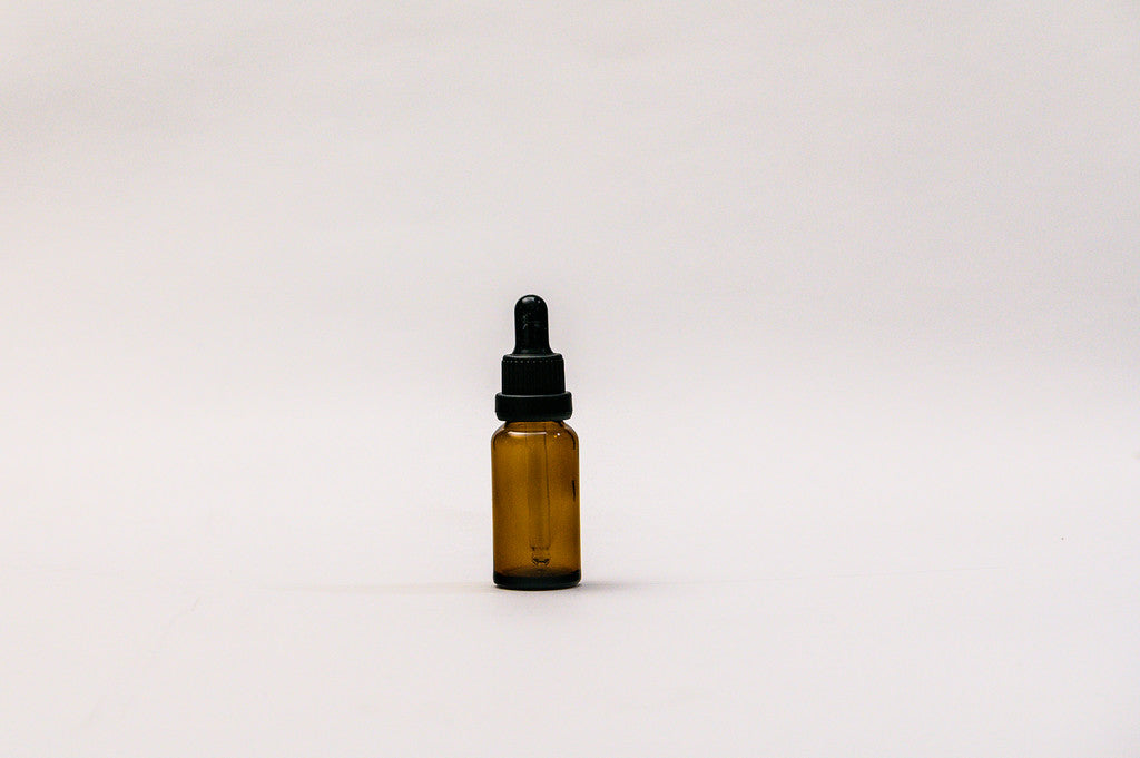 Gotario vidrio ámbar 20 ml con sello seguridad negro goma negra y pipeta
