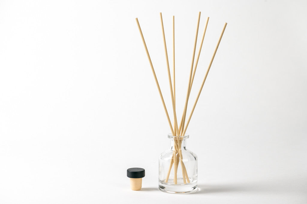 Mikado 50 ml difusor vidrio transparente con tap. varillas b.