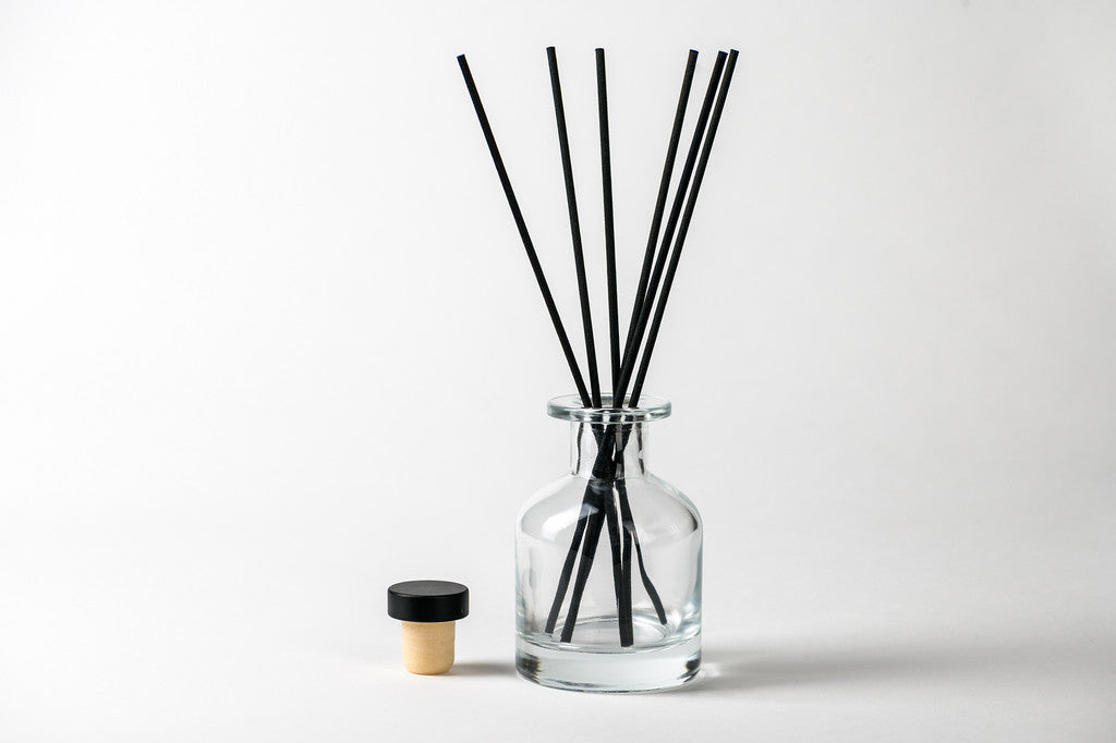 Mikado 150 ml difusor vidrio transparente con t. varillas n.