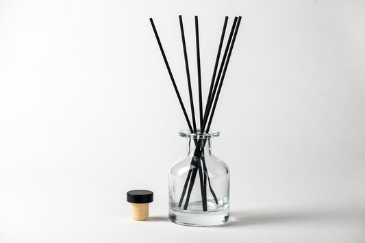 Mikado 150 ml difusor vidrio transparente con t. varillas n.