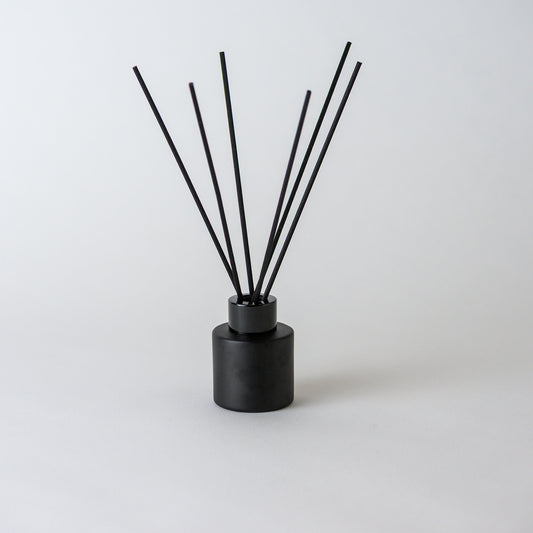 Mikado 50 ml difusor vidrio negro recto con tap. tapa n. varillas n.