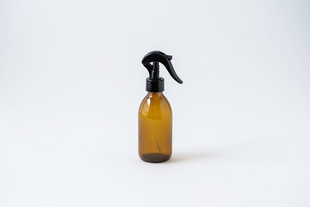 Botella 200 ml vidrio ámbar mini gatillo 28/410