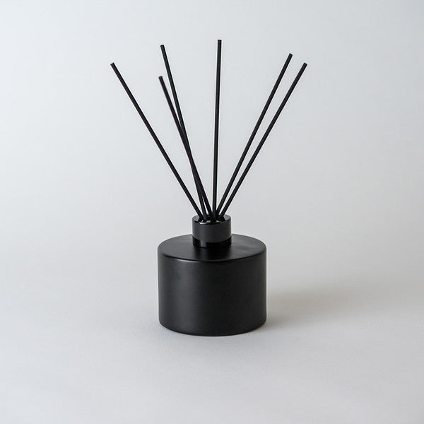 Mikado 200 ml difusor vidrio negro recto con tap. tapa n. varillas n.