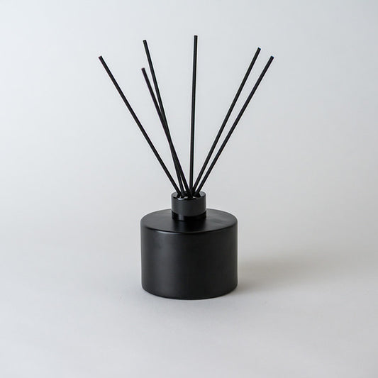 Mikado 200 ml difusor vidrio negro recto con tap. tapa n. varillas n.