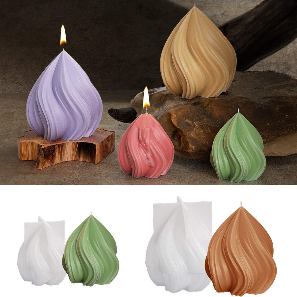 Molde Velas Silicona Espiral