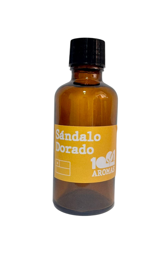 Esencia Aroma Sándalo Dorado Solo Difusor y Home Spray - 50 Gramos