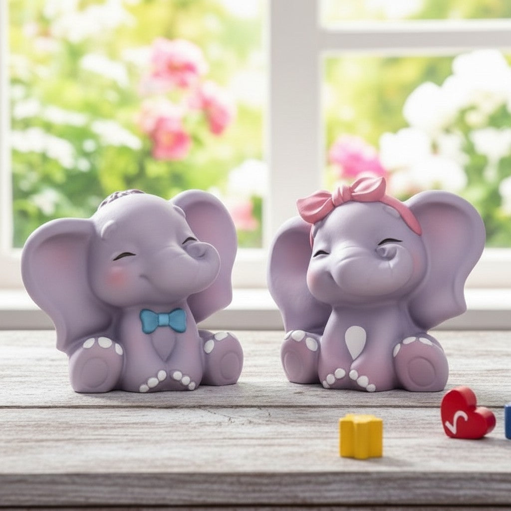 Molde Velas Silicona Elefante
